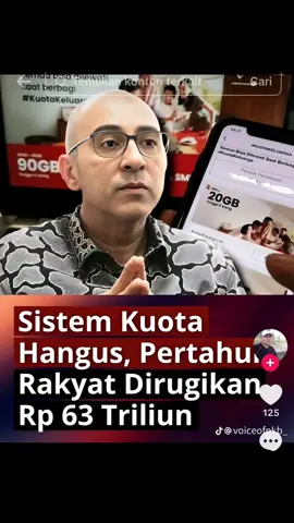 Korupsi Sisa Kuota internet  mencapai 63T/tahun😱😱 jadi ketika kamu mau isi ulang paket internet yang mau abis ternyata sisanya kuotanya juga dimanfaatkan Telkomsel ... sedikit demi sedikit digabung jumlah warga indo maka jumlahnya bisa Triliunan  😱😱 Lain Pertamina lain Terkomsel.. semuanya Dikorup perusahaan Besar  😑😏👎👎👎  Nauzubillah  #kuotainternet  #korupsitelkom  #telkomsel 