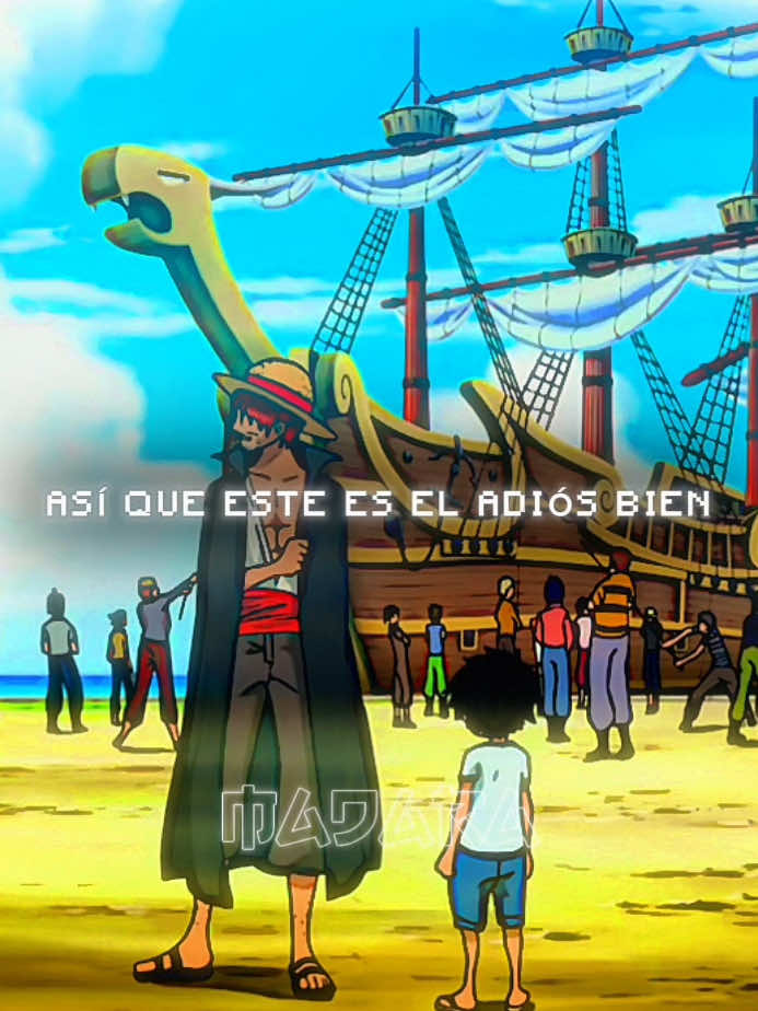 Shanks se despide de Luffy #fyp #Anime #onepiece 