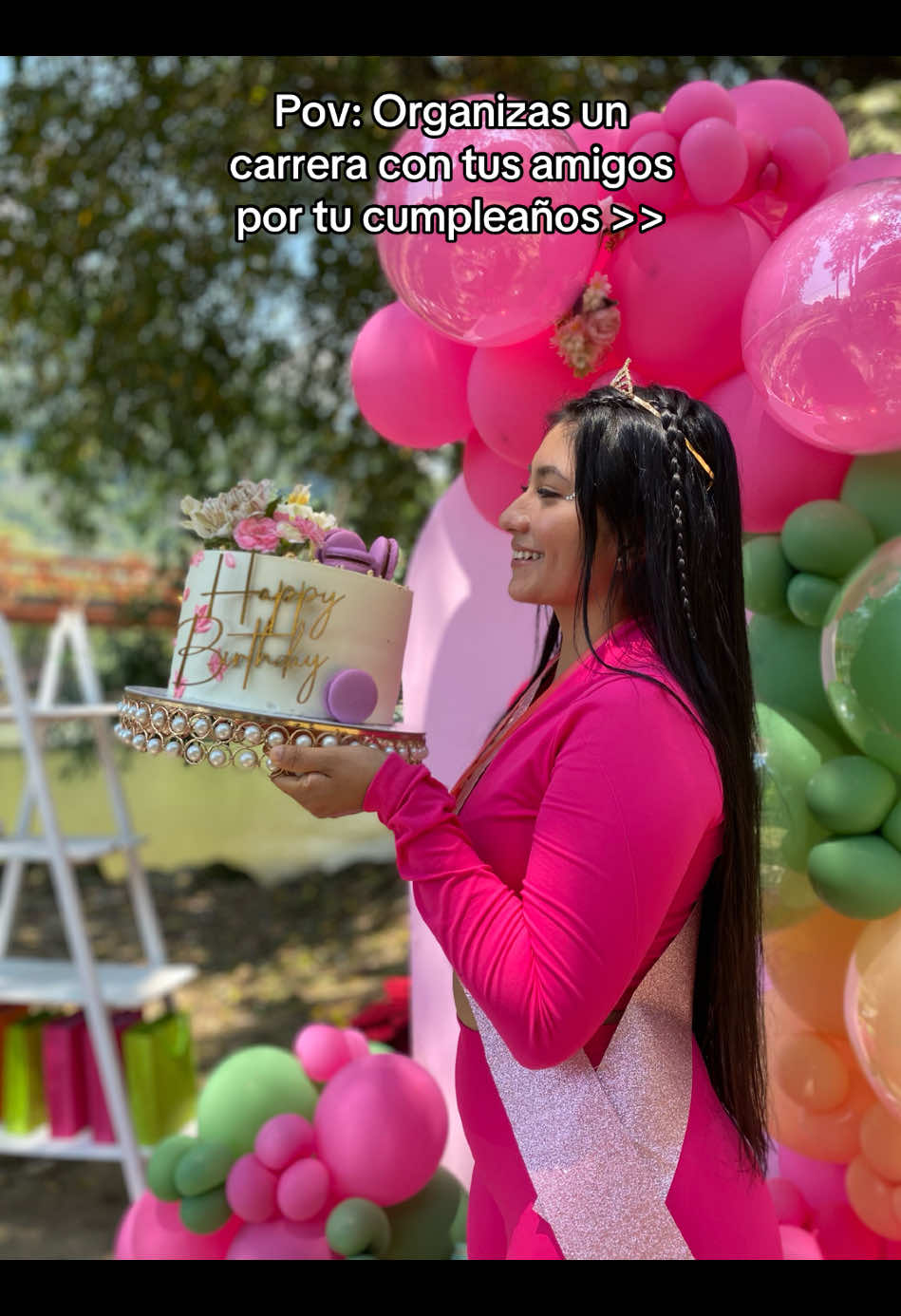 Fiesta:8:00a.m 💝 Yo ya gané con estás amistades 💕 #Running #birthdayrun #fyp #party #birthday 