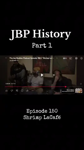 JBP History Part 1  Would you sit through bad head? Tell the truth.  #jbp #joebuddenpodcast #blackpodcastclips #blackpodcast 