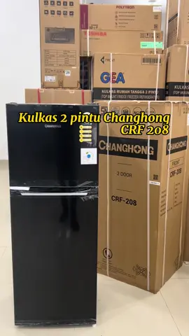 KULKAS 2 pintu murah Changhong CRF 208 harga 2 jutaan Menerima Cash dan Credit tanpa dp modal ktp bayar mulai bulan depan #murah #elektronik  #changhong