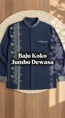Baju Koko Jumbo Dewasa 3XL 4XL 5XL 6XL 7XL Lengan Panjang Terbaru#tiktokindo#bajukoko#fypシ゚#wibgajian#rekomendasi 