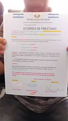 Firma del contrato está bien listo ahora 🤝🏦📝🗃️📑  #elsalvador🇸🇻 #ecuador🇪🇨 #mexique🇲🇽 #espagne🇪🇦  Préstamo Confiable y Serio.