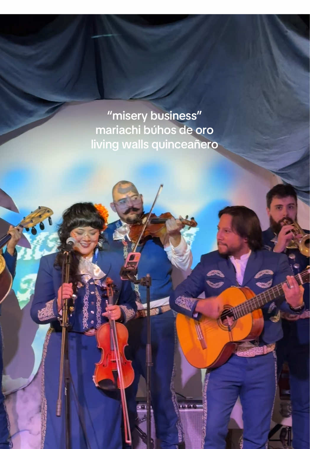 thankful I live near atlanta and get to witness the creative scene #mariachi #fyp #paramore #fundraiser #livingwallsatl 