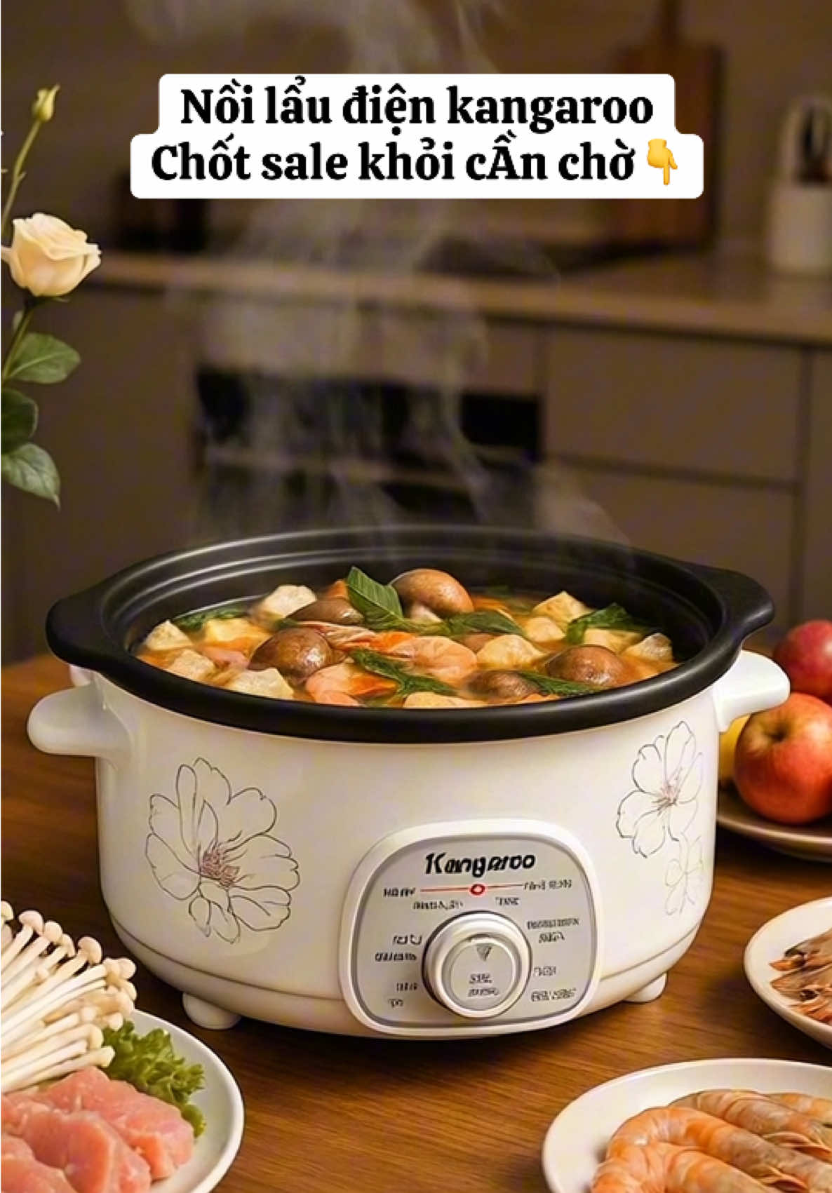 ưu đãi vàng nồi lẩu điện KANGAROO đang sale rẻ chốt luôn khỏi cần chờ#noilaudienkangaroo #noilaudien #dogiadungtienich #xuhuongtiktok #thinhhanh 