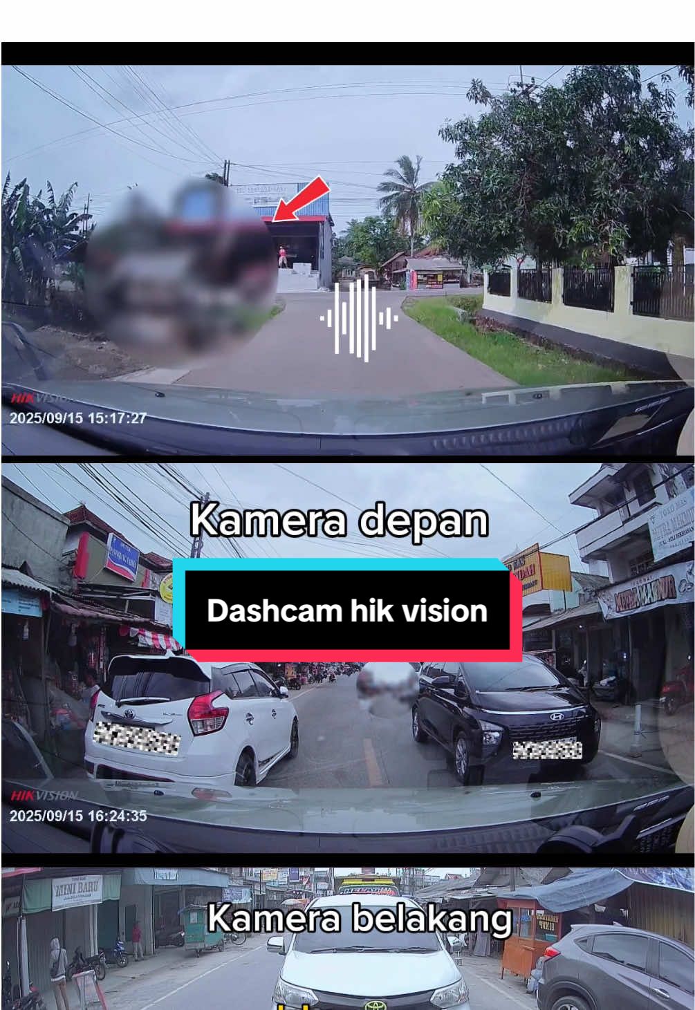 Solusi perjalanan aman dan nyaman dengan HIKVISION C200S Dashcam 1080P ini, kalau terjadi apa2 kita punya bukti kuat #dashcam #dashcamvideos #hikvision 