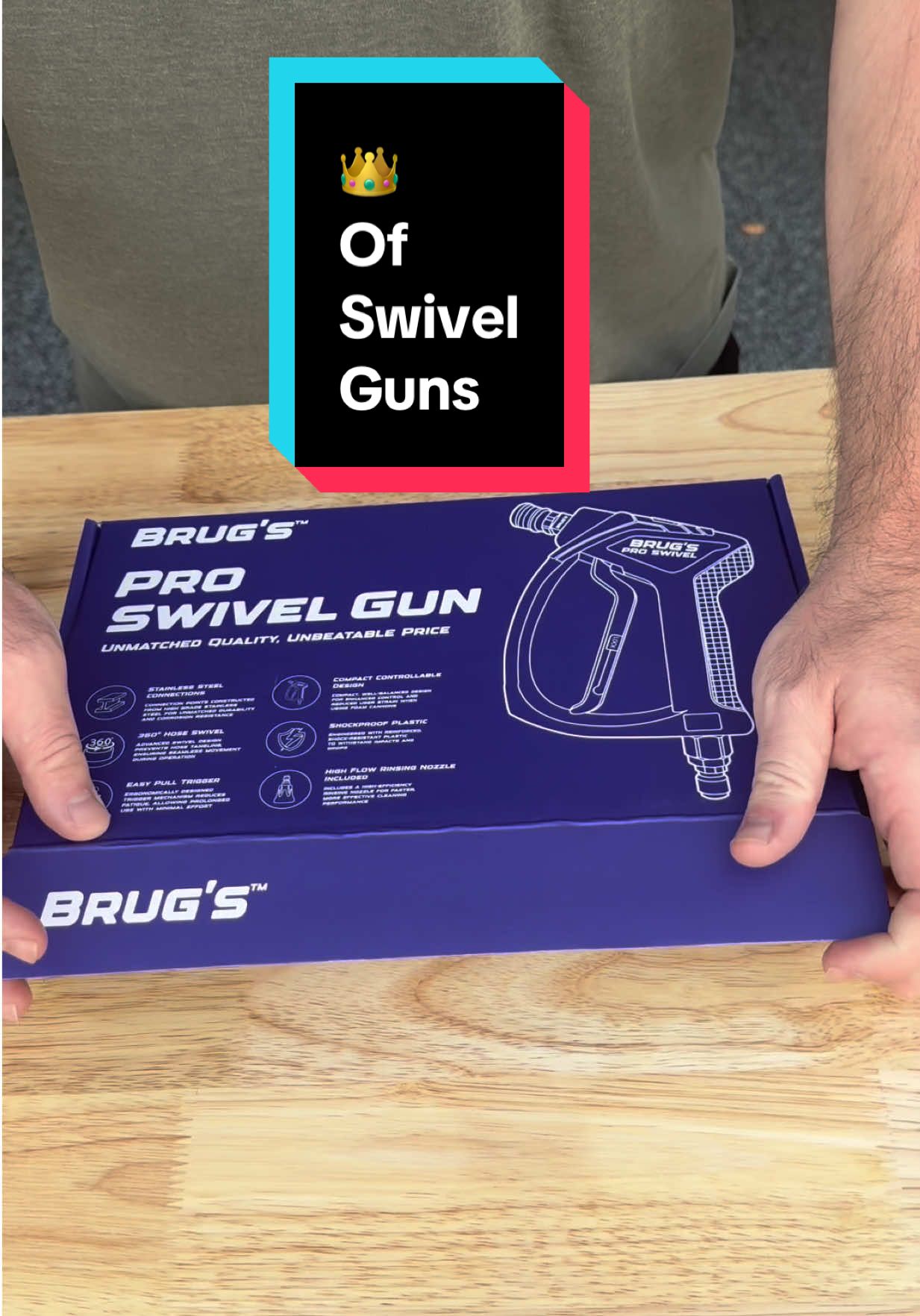 The 👑 of stubby swivel guns - Brugs Pro Swivel! Grab you one! #cardetailing #brugscarcare #stubbygun #pressurewashing @Brug's Car Care 