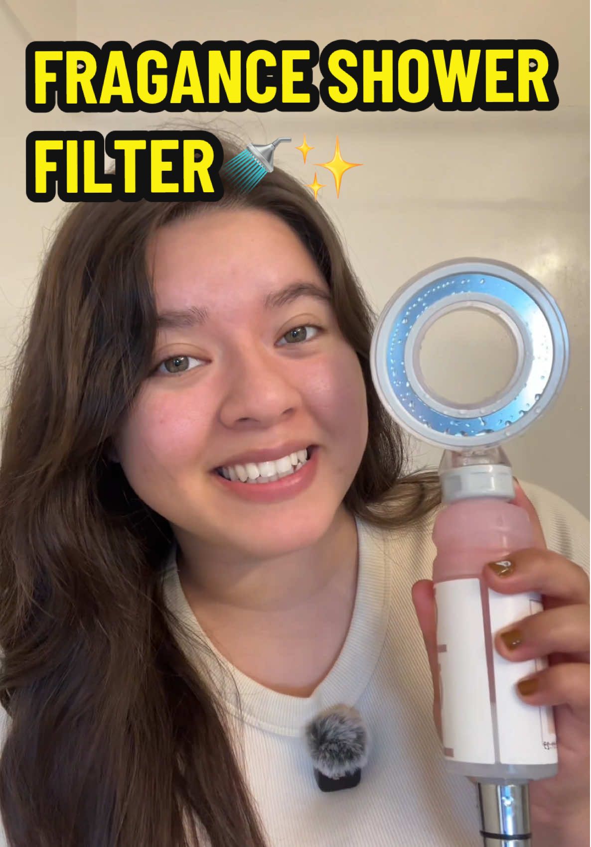 🚿✨ Upgrade your shower game! This fragrance shower filter removes chlorine & impurities while infusing your water with refreshing botanicals 🌸 👉 Would you try this in your shower? #filteredshower #lalapercare #chlorinefilter  #skincare #SpaVibes 