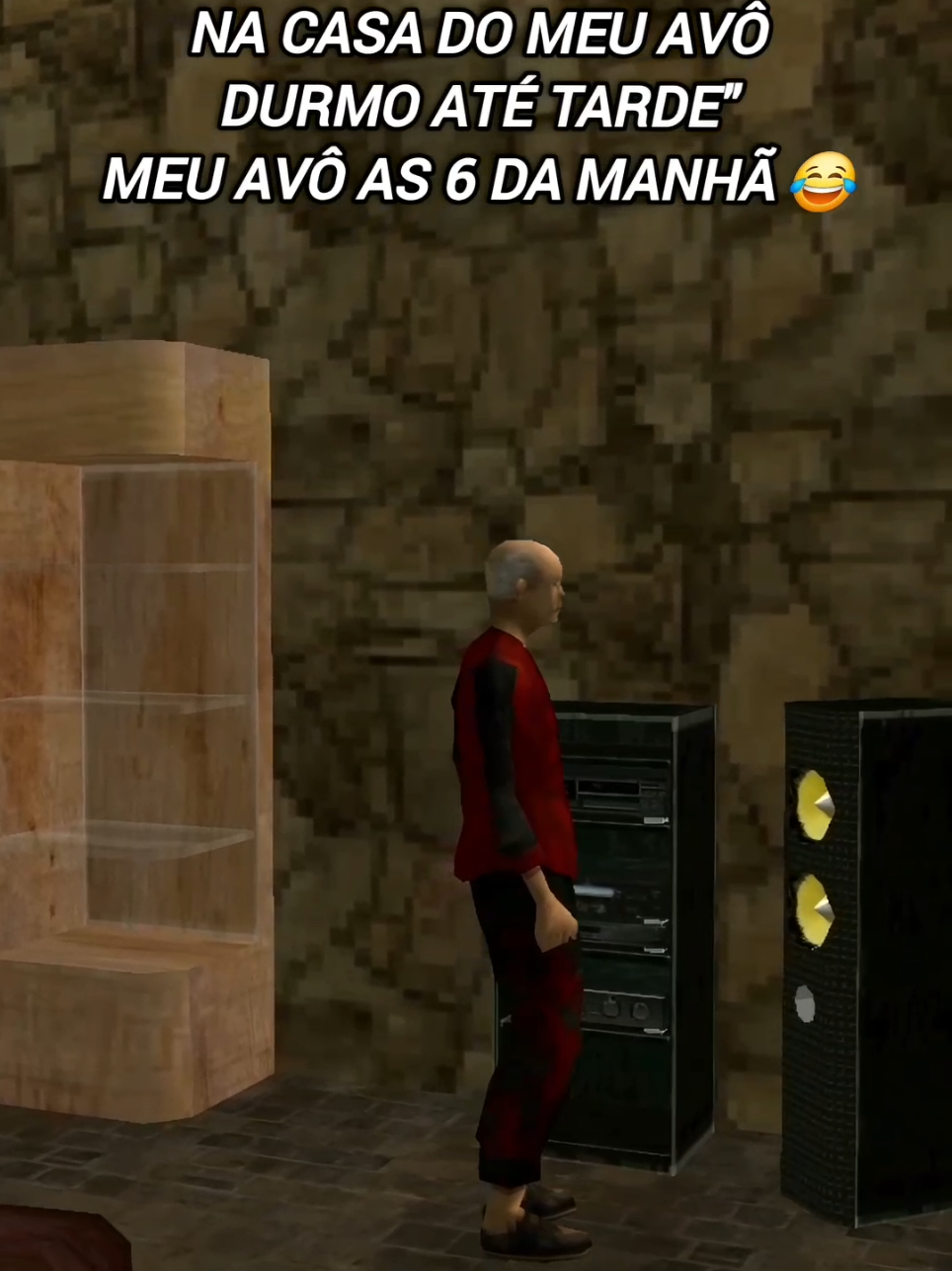 Na Casa Do Meu Avô Durmo Ate Mais Tarde Meu Avô As 6 Da Manhã 😂 #gta #gtasanandreas #foryoupage #viraltiktok #viral 