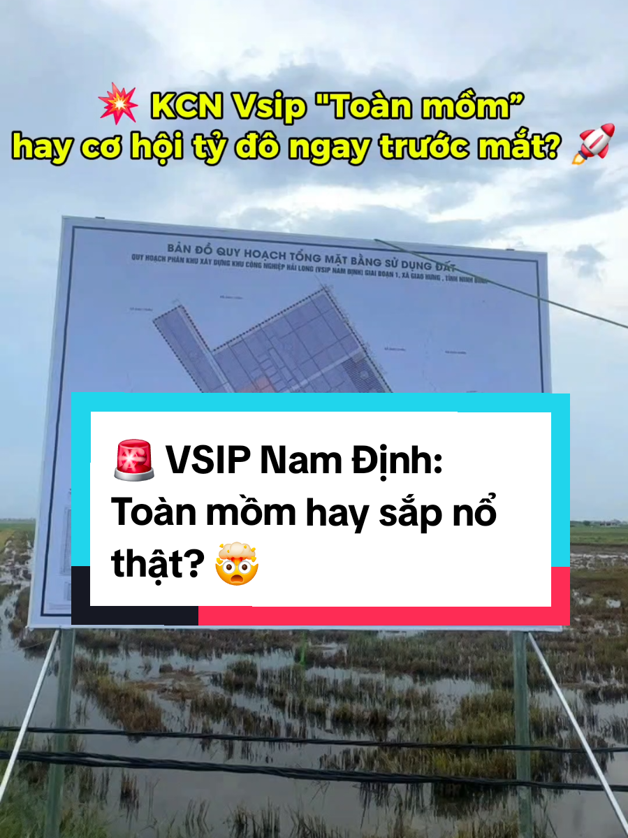 🚨 VSIP Nam Định: Toàn mồm hay sắp nổ thật? 🤯 #CapCut  #PhuongHoangGroup #DatNenVsipHaiLong #DauTuKCNVsip #DatNenBienQuatLam