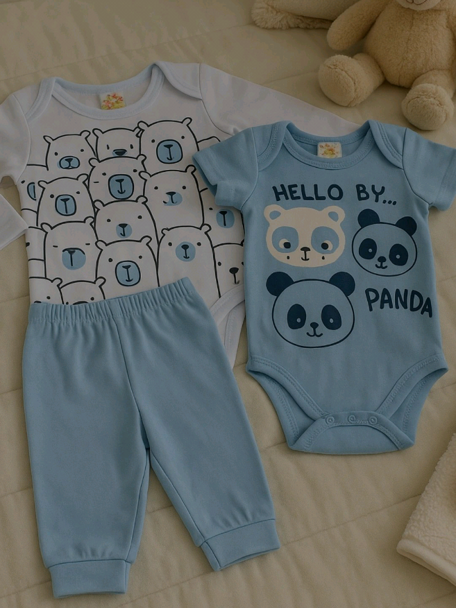 Comente KIT para receber o link  Kit 12 peças body bebê manga curta manga longa mijão menino roupa bebê! #bebe #enxovaldebebe #mijao #maternidade #roupabebe 