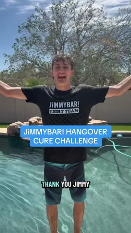Challenge accepted ✅🤣 Show us how you do the JiMMYBAR! HANGOVER CURE CHALLENGE and win a free box of JiMMYBARS! 💥 💪🏼 Tag us in your video and comment to enter!    @henrycejudo @Dylan Rush@@Kelvin Gastelum ##hangovercure##proteinbar##ufcnoche
