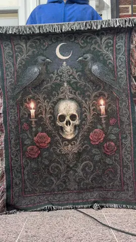 If you like my blankets please support me 🥺 #goth #blankets #SmallBusiness #gothtok 
