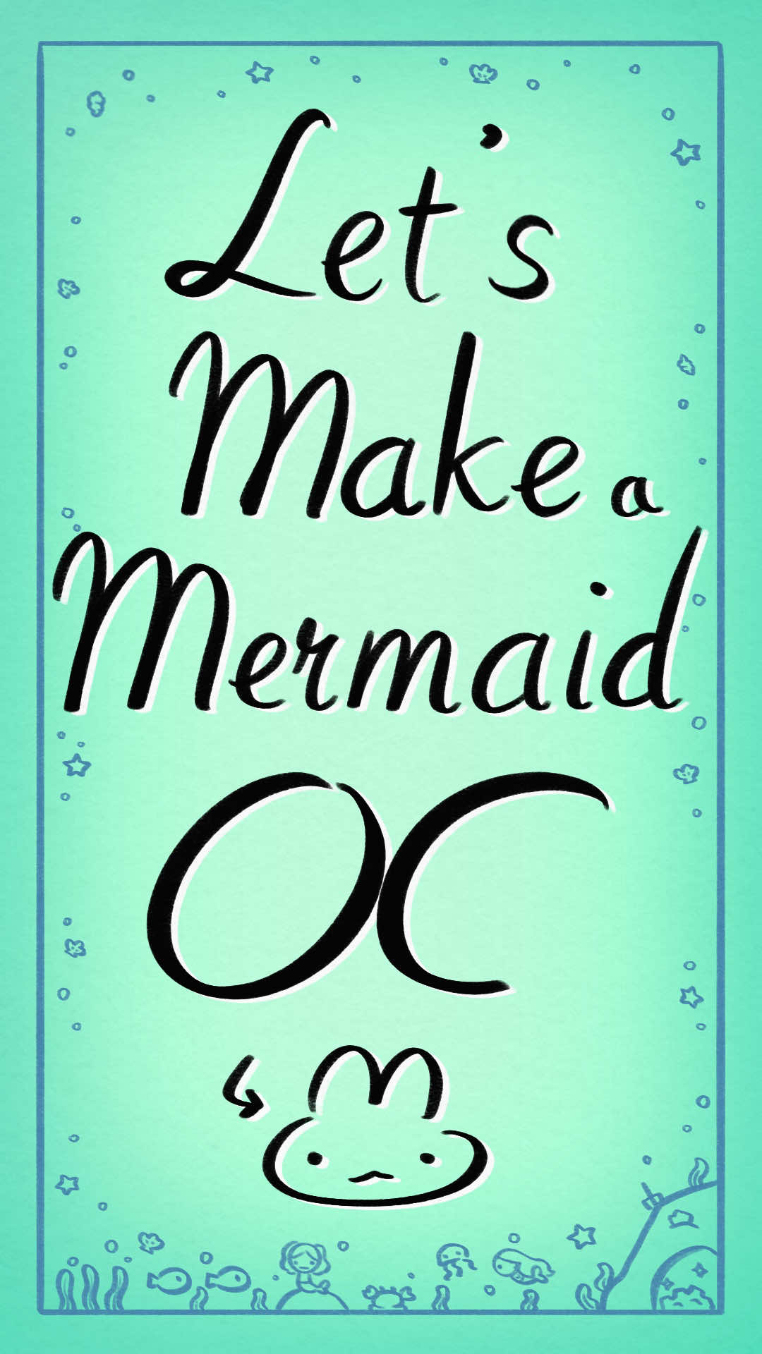 ✨🧜‍♀️🐚  #mermaid #oc #occhallenge #drawingchallenge #fyp 