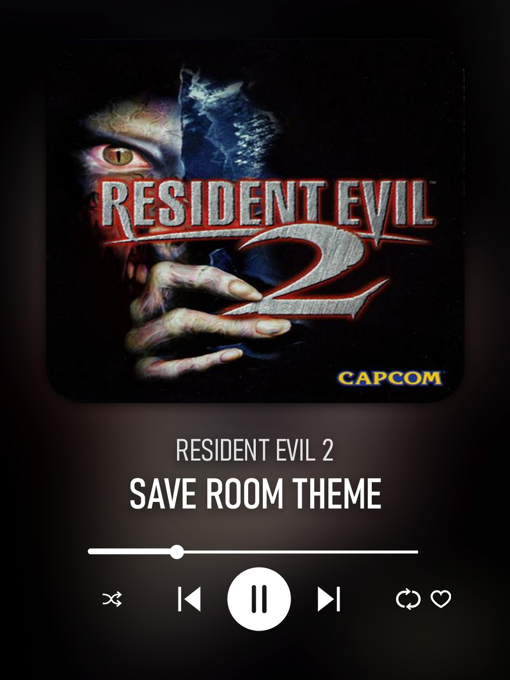 🎶 Resident Evil 2 - Save Room Theme 🎮 #videogamemusic #gamemusic #soundtrack #ost #fyp #residentevil2