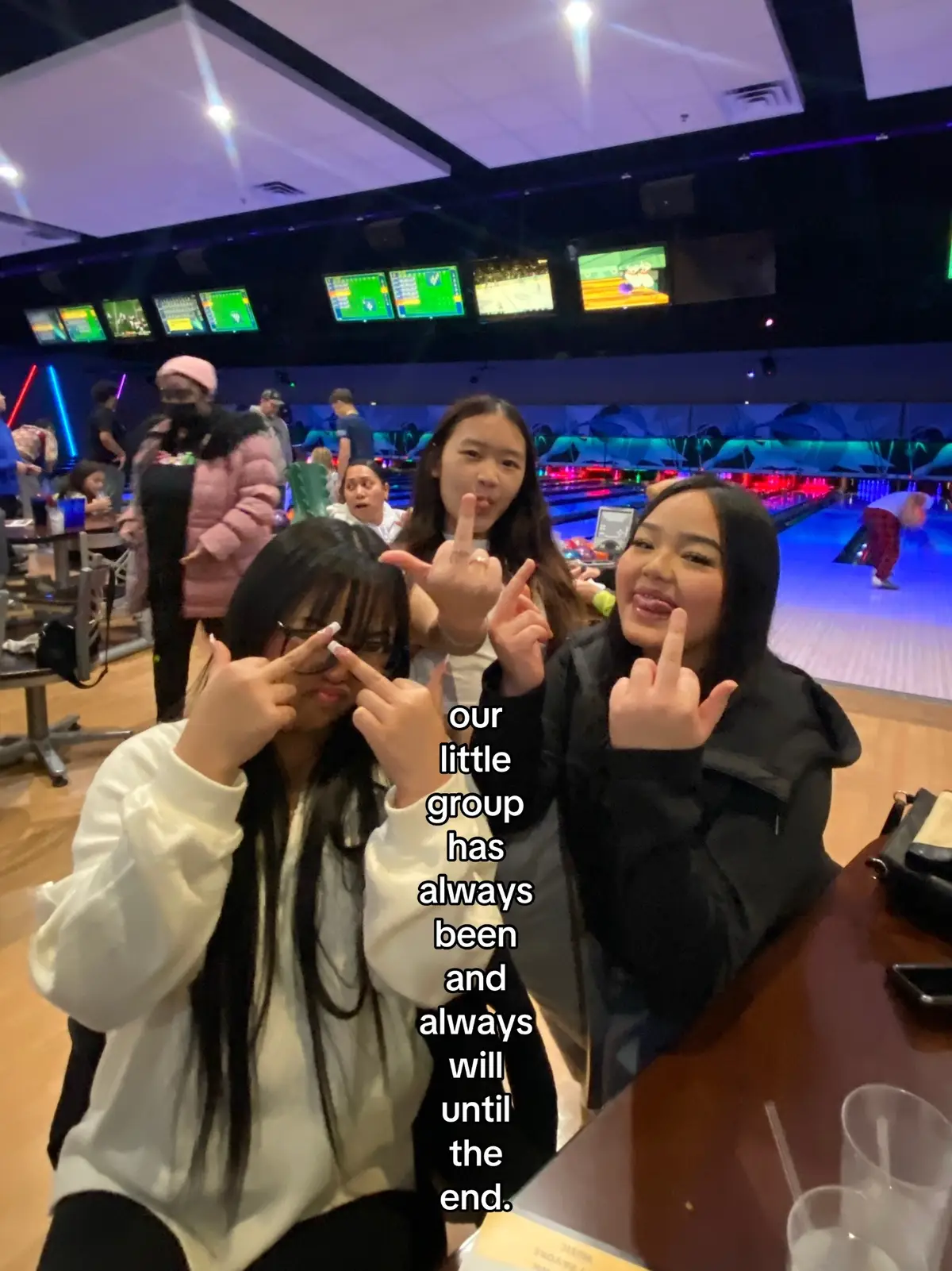 Seen each other at our highest and lowest, live laugh love them 5ever💗 