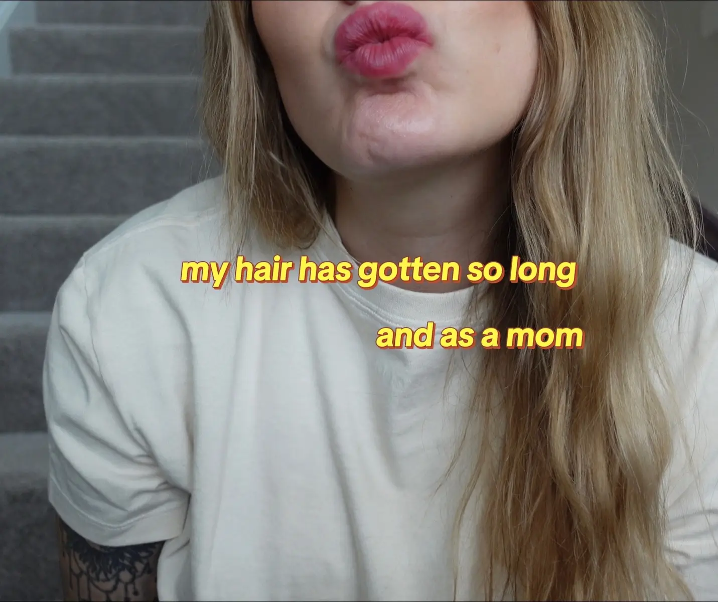 that is the question.  sos  #momchop #longbob #haircut #hairadvice 