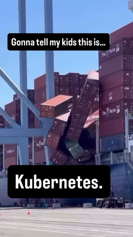 Gonna tell my kids this is kubernetes. 
