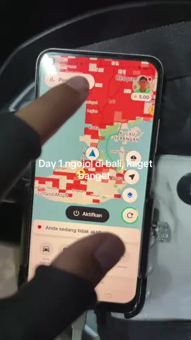 Jangan pernah liat pendapatan ketika belum mau offline, biar seru aja🤣 #fyp #ojol #ojolviral #ojoltiktok #bali 
