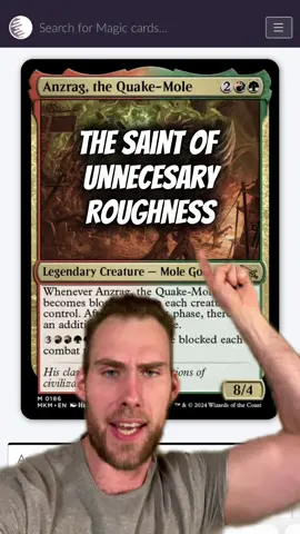 Anzrag the Quake Mole Commander review #mtg #mtgcommander #mtgcommunity #magicthegathering 