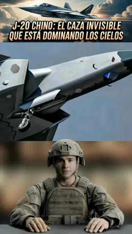 J-20 Chino: El Caza Invisible que Está Dominando los Cielos.