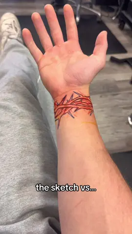my Saviors thorn crown ✝️🙌 #tattoo #tattooideas #fyp #Jesus
