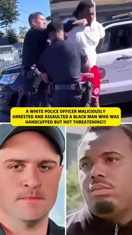 A WHITE POLICE OFFICER MALICIOUSLY ARRESTED AND ASSAULTED A BLACK MAN WHO WAS HANDCUFFED BUT NOT THREATENING!!! #new#court #crime 