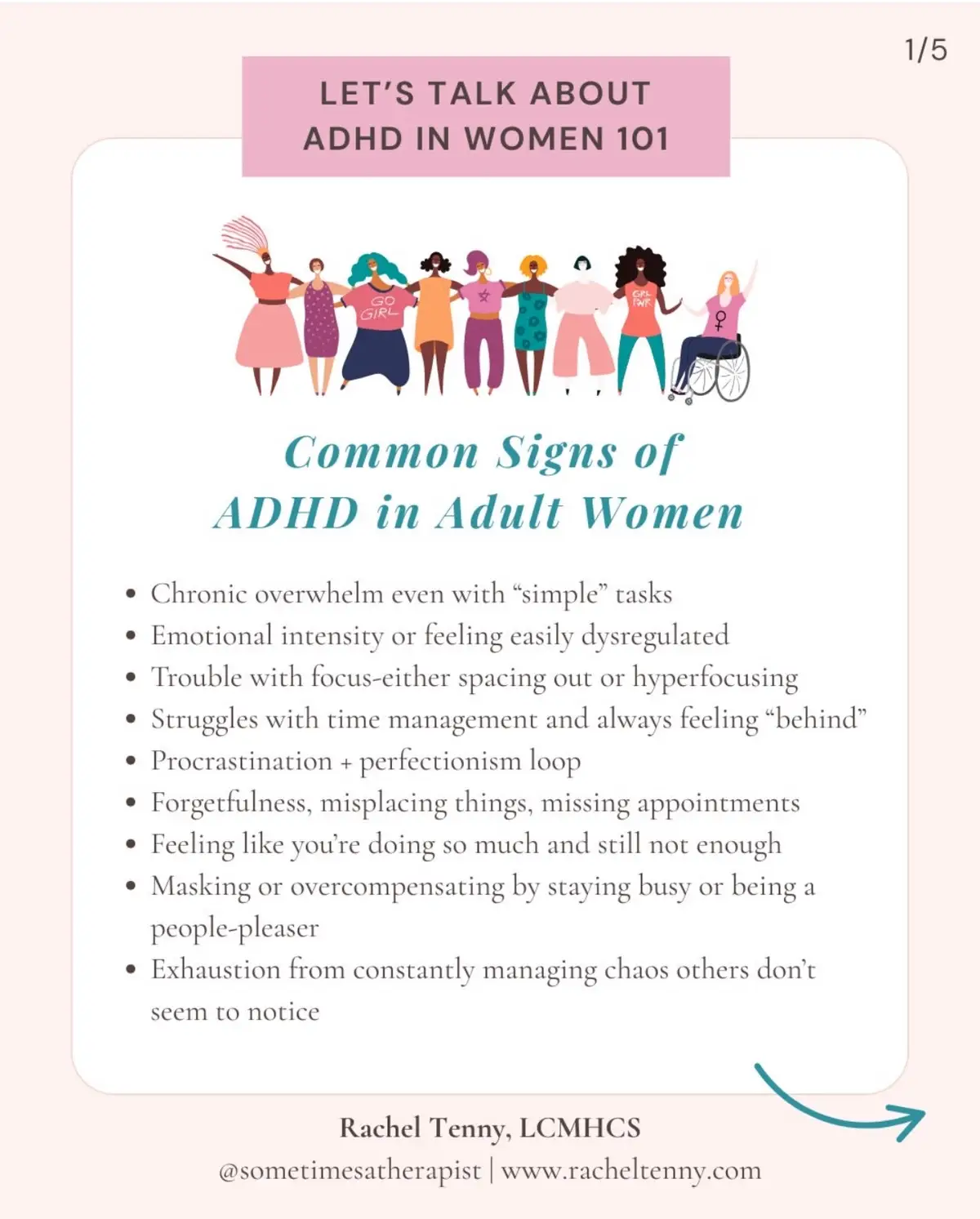 The stereotype of a boy bouncing off the walls is the image we've been given of ADHD. But what about the girl who's a daydreamer in class? The woman who feels like she can't keep her life organized no matter how hard she tries? The one who feels like she's 