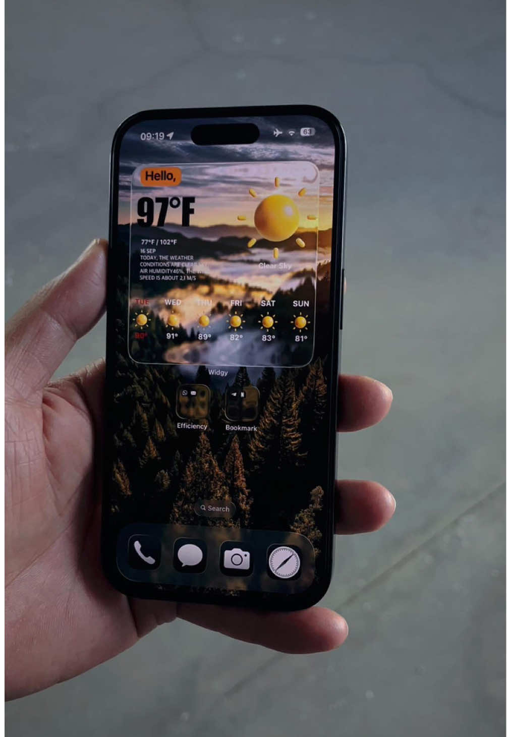 ios26 Sunrise Atmosphere Wallpaper Widget Setup🌅 #ios26 #wallpaper #iphonewallpaper #wallpaper4k #widget 