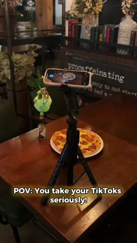 You take your TikToks seriously… and so does this tripod. 🎥✨ Check out the yellow basket! 