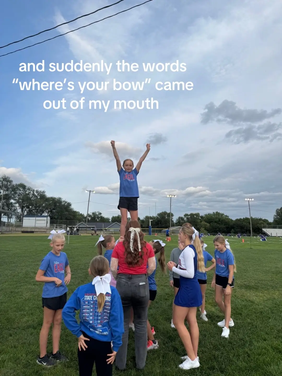 coaching back where it all began #cheer #ahs 