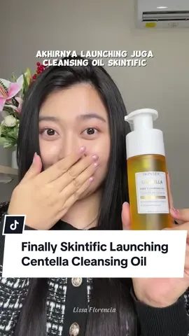 Finally Skintific launching cleansing oil🥹❤️ #cleansingoil #skintific #doublecleansing #oilbasedcleanser 
