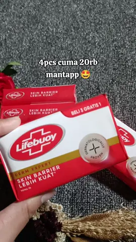 4pcs cuma 20rb 🤩🤩 #lifebuoy #sabunmandi #sabunbatang 