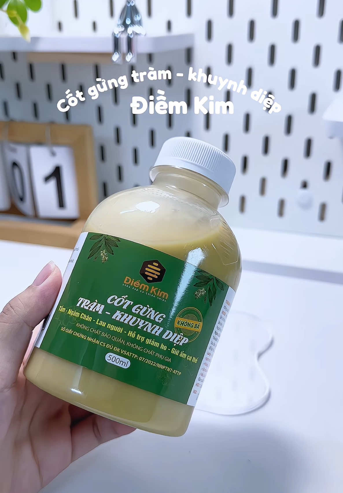 Có nước cốt gừng ngâm chân hay pha nước tắm tiện hơn hẳn #diemkim #cotgungtramkhuynhdiep #cotgungtramkhuynhdiepdiemkim #xh #foryou 