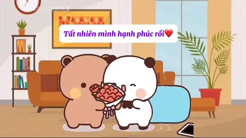 Tất nhiên là mình hạnh phúc rồi, vì mình đã gặp một chàng trai, người yêu mình theo cách chân thành nhất~~#bubu #cute #dudu #dailylife#dailylife 