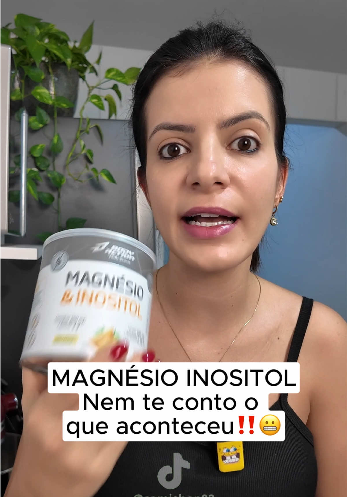 Eu fui inventar de tomar esse trem, pra quê gente? 😱 Esse suplemento da Body Action tem magnésio, inositol, melatonina e taurina, que ajudam a regular o sono, controlar a ansiedade e desinchar o corpo.  Se você quiser garantir o seu Magnésio Inositol, clica no carrinho laranja e aproveita o desconto. 😉 #magnesio #magnesioinositol #sono #inchaco #mulher 