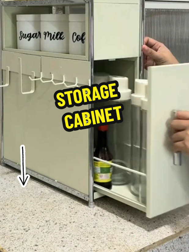PULL OUT STORAGE CABINET  AESTHETIC  #aesthetic #storage #cabinet #organizer #pulloutstorage 