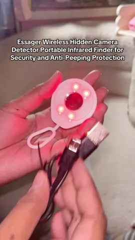 Essager Wireless Hidden Camera Detector Portable Infrared Finder for Security and Anti-Peeping Protection #essagerwirelesshiddencamera #essager #cameradetector 