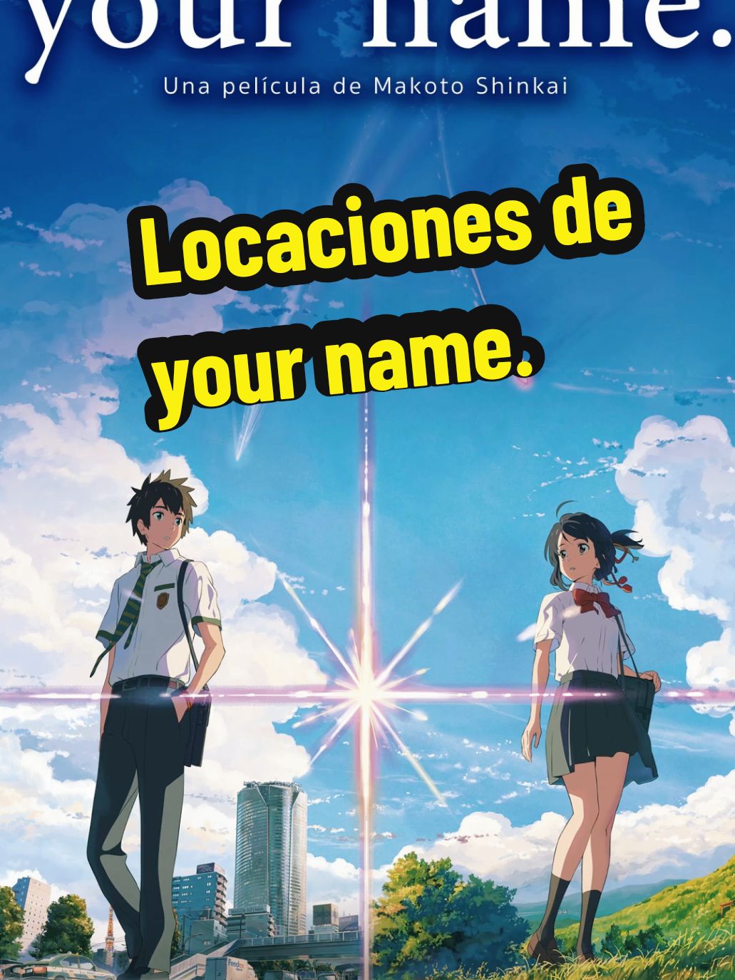 Visité las locaciones de your name en Tokio🗼❤️#yourname 