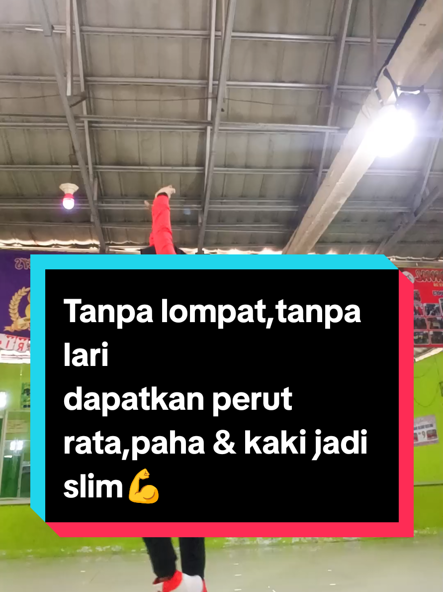 Tanpa lompat,tanpa lari dapatkan perut rata,paha & kaki jadi slim💪#exercise #bellyfat #olahragadirumah #langsingdarirumah 