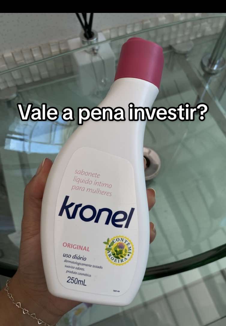 Usei até o fim… e aí? Testado, aprovado e já preciso repor. 💕 Sabonete líquido íntimo Kronel🚿🧴 #higiene #f #autocuidado #fyp #kronel 