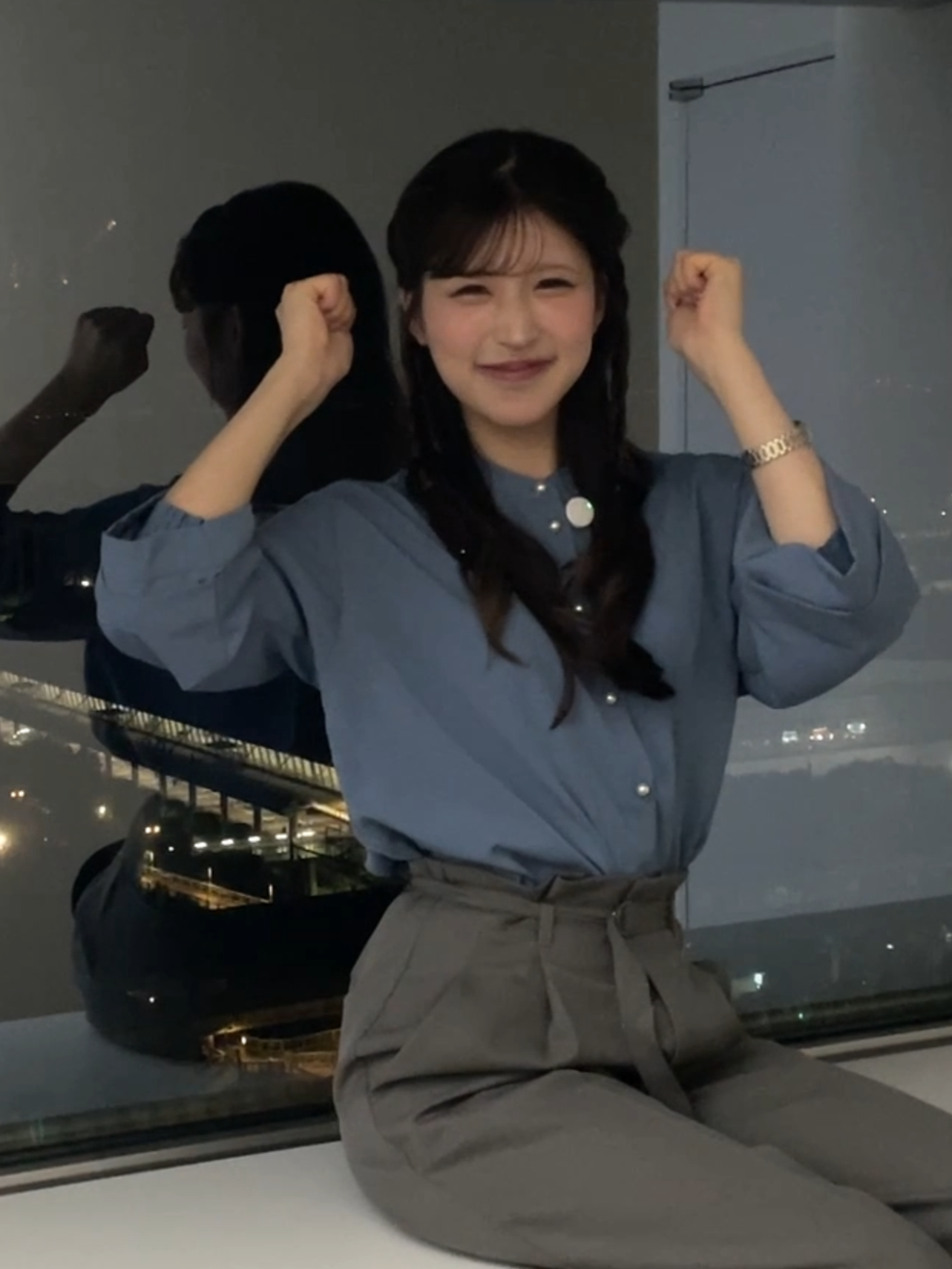 明日もファイト👏9月16日 #通勤タイパ #小林李衣奈 #ファイト