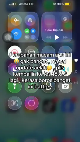 Ada yg nyesal gak , update ios 26 , apalagi pengaturan kamera nya , jadul bangett😭😭😭 susah ngertiin cara make dan ngatur nya #beranda #iphone13 #ios26 #iphone #fyp 