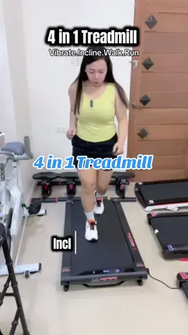4 in 1 treadmill Vibrate and incline up to 10 degree and you can walk,run,jog#iamdaisyret #zhokamall #highqualitytreadmill #treadmill #vibratetreadmill 