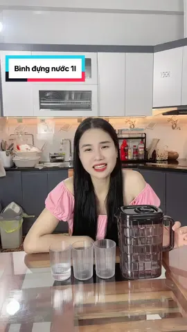 Bình đựng nước 2 lít tặng 3 cốc #dollyhouse #giadungdollyhouse #binhdungnuoc 