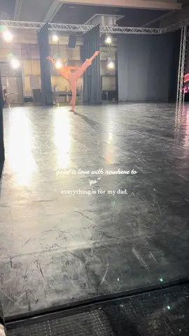 my senior year solo dedicated to him🤍 love you always🕊️ #fyp #dance #grief #dancersoftiktok #parentloss 