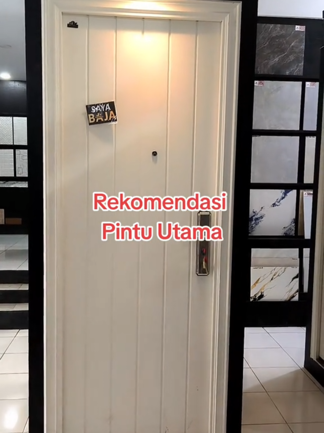 Rekomendasi Pintu Utama  #PintuAntiMaling #RumahAman #PintuBajaFortress #PintuKuat #InspirasiRumah 
