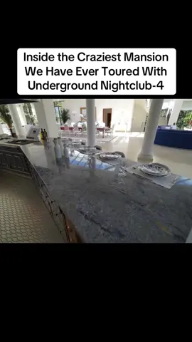 Inside the Craziest Mansion We Have Ever Toured With Underground Nightclub-4#fyp #viral 