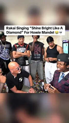 Rakai Singing “Shine Bright Like A Diamonds” For Howie Mandel 😭💀 #rakai #howiemandel #mafiathon3 #fyp #viral 