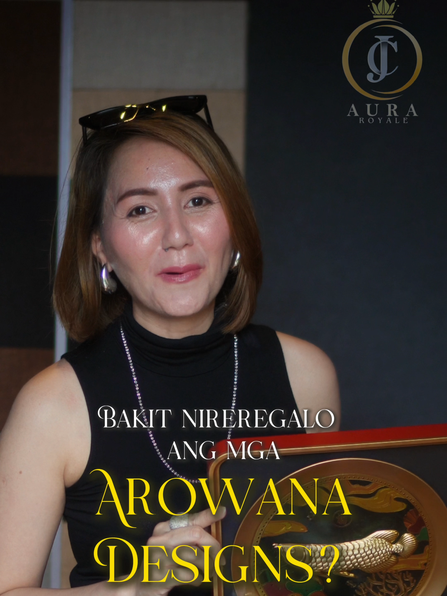 Curious ka rin ba kung bakit arowana designs ang laging bigay-regalo? #AuraRoyale #gold #arowana #fyp #missjaura